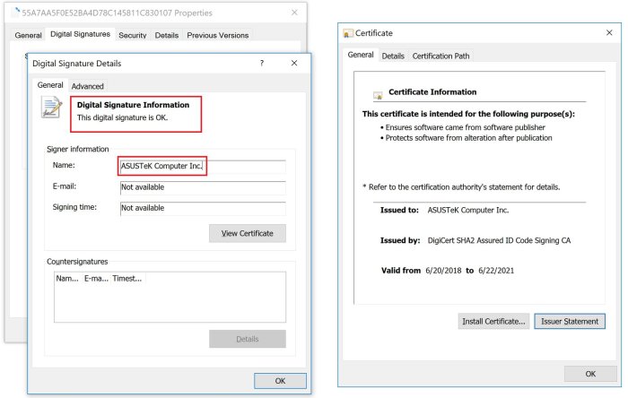 Hackers secret backdoor asus software update