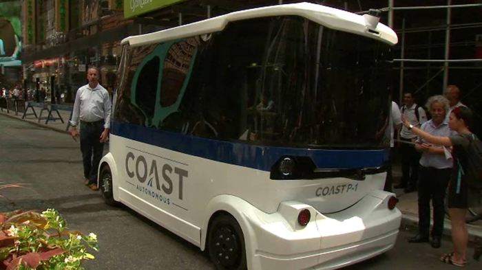 Self driving shuttles new york city