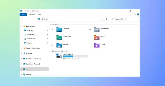 Microsoft update file explorer design