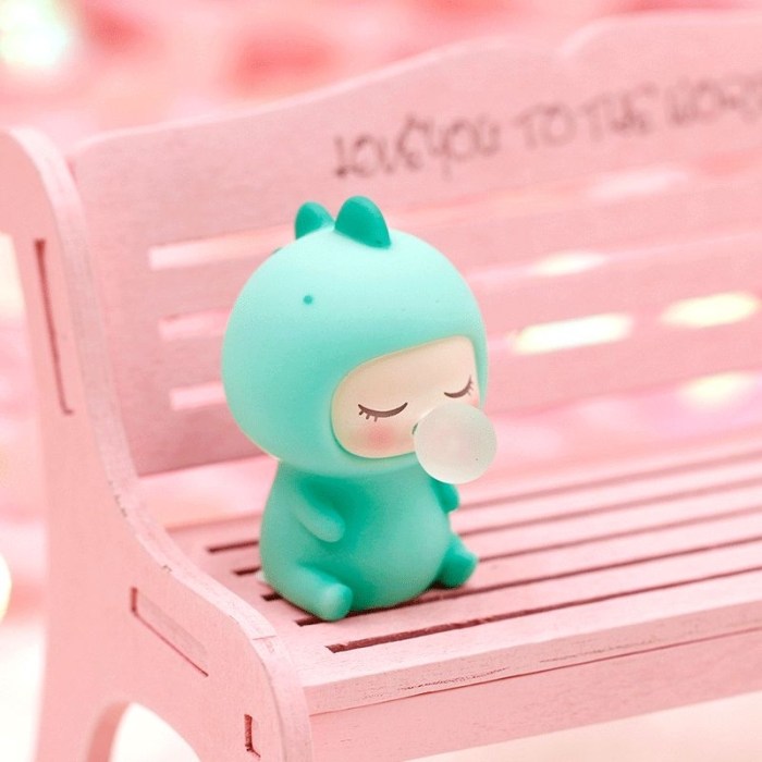 Chrome offline dinosaur cute toy