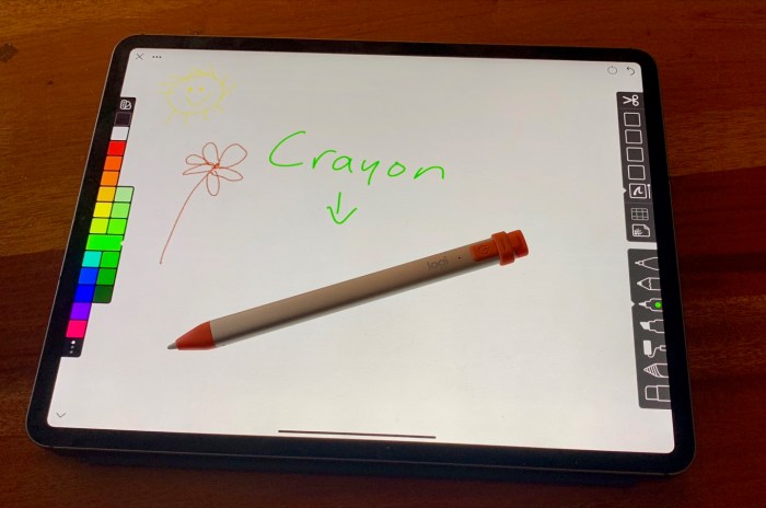 Logitech crayon support ipad pro