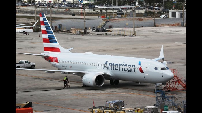 American airlines cancels 90 flights per day 737 max 8 grounding