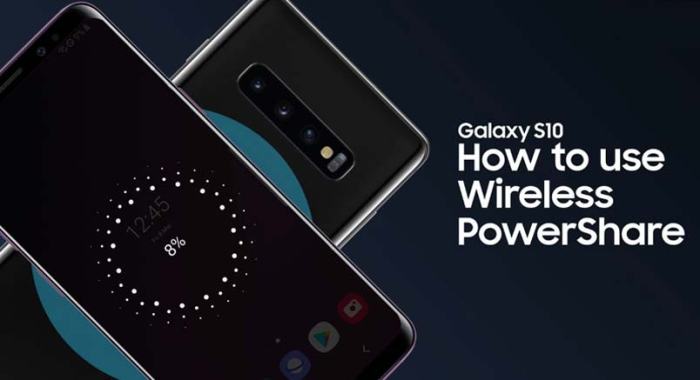 Galaxy s10 update improve powershare