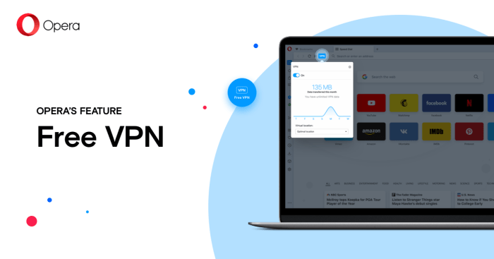 Opera android integrated free vpn